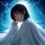 歌曲海编辑林小满在整理曲库资料，桌面上摊开着笔记本和耳机，环境明亮安静